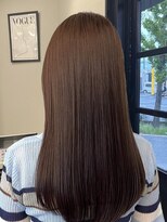 セジールへアメゾン(SAISIR HAIRMAISON)&nbsp;くびれヘア/アプリコットオレンジ/夏のヘアアレンジ/岡山