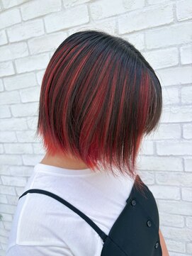 プリーク(preak) 地毛×デザインカラー