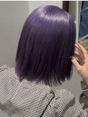 /バイオレットカラー/ボブ/