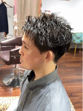 リ メイロ(Re.Meiro) スパイキーショート【メンズ/パーマ/眉毛/沖縄市/美里】