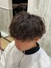 【大向限定】メンズカット+パーマ(ツイストスパイラル・波巻き)