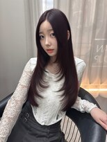 ボタン テンジン(VOTAN tenjin)&nbsp;【杉本大地】韓国ヘア/レイヤーカット/ラベンダーグレージュ