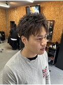 アップバングショート