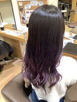 ラファンス 栗林店(LaFENCE) 艶髪/艶感/艶髪/レイヤーカット/透明感/ラベンダーピンク