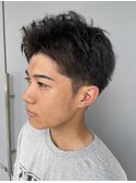 アップバングショート