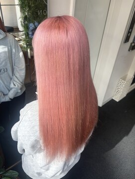 ダブル アンダーバー サロン(W_SALON) 【W_SALON 河原町】スモーキーピンク/透明感カラー