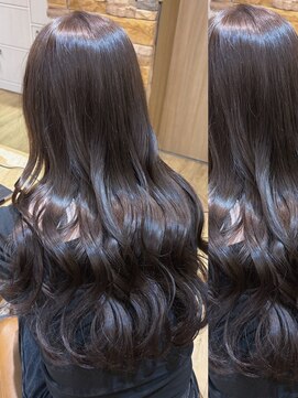 アロマ ヘアー ルーム 新宿3号店(AROMA hair room) ブリーチなしで作る透明感アッシュグレージュ寒色カラー^_^