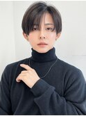 爽やかメンズ☆無造作ツーブロックマッシュナチュラル黒髪