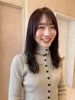 オン キャナルシティ博多前店(on)&nbsp;【晴音】ミディアムレイヤー/ラベンダーブラウン/20代