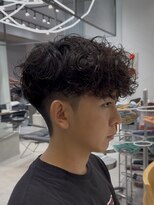 フィフス 渋谷(fifth) 渋谷スペインカールメンズカットフリンジカットテーパーフェード