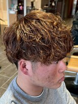 フェノメノン 日進梅森台店(PHENOMENON)&nbsp;メンズ/ライトブラウン/ニュアンスパーマ