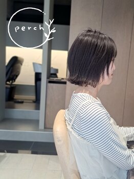 パーチ(perch)の写真/骨格や髪質を見極めたカット技術で、360度どこから見ても美しいシルエットのショートヘアを叶えます♪