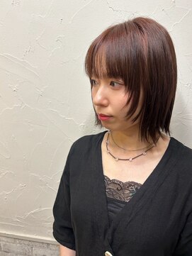 シュリット 溝の口(schritt) 顔周りレイヤーミディアムボブschrittみ
