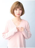 ひし形シルエットショートボブ