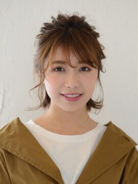 アース 熊本光の森店(HAIR&MAKE EARTH) ボブでもできる！くるりんぱアレンジ