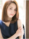 ワンカールパーマ★大人女性に人気のロブ