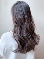 ダークグレージュ_ココアブラウンフリンジウェーブ_ba302033