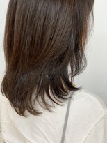 クオリス 上板橋店(QUALIS) 大人インナーカラー/ローライト/艶感ストレート/小顔