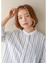 ひし形シルエット＆小顔大人かわいいイメチェン前髪パーマ