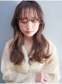 エアリーミディ/ショートパーマ/黒髪/ホワイトアッシュ/TOKIO