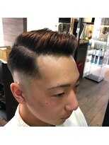 バーバーショップ カズー BARBER SHOP KA-ZOO&nbsp;サイドパート、スキンフェード