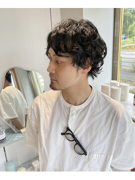 シプレ(cipre) メンズミックスパーマ x マッシュウルフ