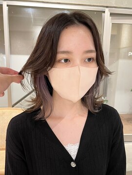 サンク 原宿 表参道(cinq) インナーカラーハイライトブリーチイルミナカラーダブルカラー