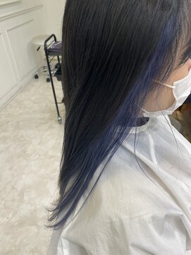 アプリバイリアン 浦和2号店(appri by Rien) イヤリングカラー/ブルーバイオレット