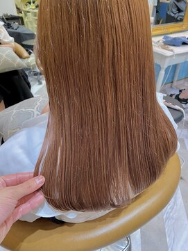 ロンドポレール 北千住(Lond polaire) 【航治郎】艶髪くびれミディ/セクションカラー/ペールベージュ