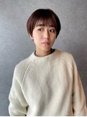 ナチュラルマッシュショート×栗色ブラウン【本多身和子】