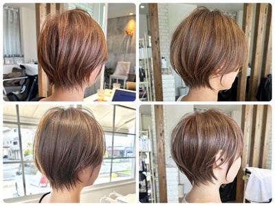 ショートカット、ショートヘア大得意です！是非お任せ下さい^ ^