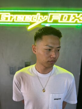 グリーディーフォックス 代々木(Greedy FOX) アップバング/ツーブロックマッシュ/束感/波巻き[シェービング]