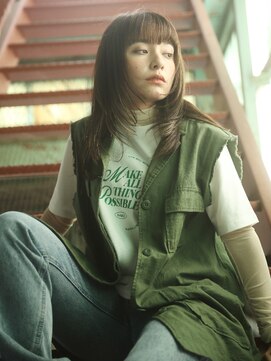 ユーシャンボール(U-CHAMBORD) 洒落見えするウルフ風ロング