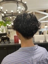 コスタ オブ リシェール(The COSTA of RICHAIR)&nbsp;ハイライト/マッシュパーマ/ウルフ/アッシュブラック/波巻き