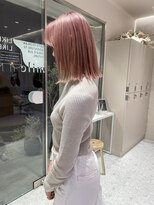 マイル 渋谷(mile)&nbsp;ペールピンク×からっぱなしロブ