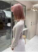 ペールピンク×からっぱなしロブ