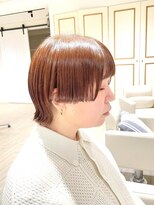 アルクバイネオリーブ 荻窪店(arc by neolive) パツっとウルフ×オレンジブラウン