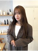 #透明感ベージュ #ゆる巻きロング