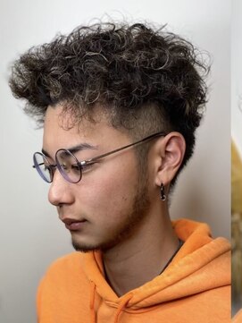 リプレイ 草津店(RIPLAY) ベリーショート/ダークアッシュ/ニュアンスパーマ/韓国マッシュ