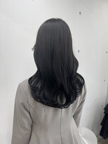 シーン(seen)&nbsp;ネビージュ ロングレイヤー 韓国ヘア ボブルフ ブルーブラック