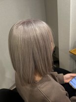 アフェクト 上大岡(affect) ブリーチカラー/ブロンドベージュ/ボブ/上大岡