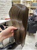 艶髪オリーブベージュカラー
