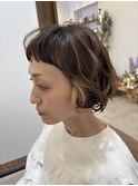 ショートバングボブ