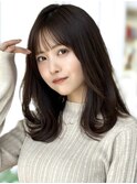 【F】似合わせ大人かわいいワンカール小顔前髪