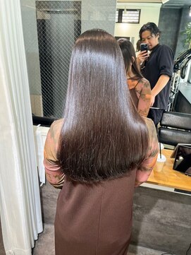 リブロ(LiBro) 髪質改善ストレートココアベージュ暗めカラーダークアッシュ