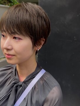 大人ショート[青山/表参道/白髪染め/白髪ぼかし/ハイライト]