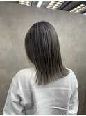 バレイヤージュ、ハイライト、レイヤーカット、ダブルカラー