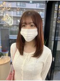 暖色カラーとレイヤー