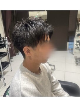 アヴァンスクロス あべのルシアス店(AVANCE. CROSS) MEN’S HAIR/サーフカール/刈り上げセンターパート/天王寺