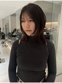 暖色カラーとレイヤースタイル